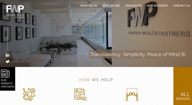 Financial Company Website