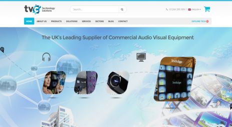 Hi-tech electronics retail website