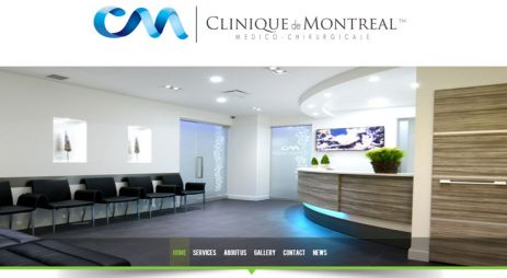 Health sector branded website for Canadian clinic