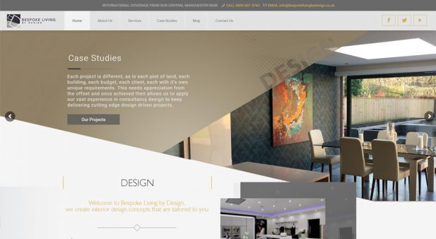 International digital marketing & website for interior design architects