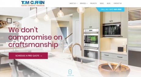 High-end property remodelling and refurbishing website